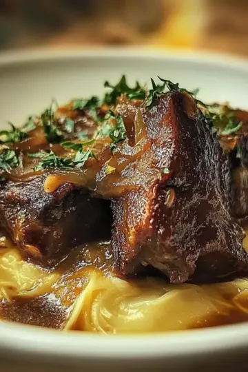 French Onion Soup With Beef Short Ribs