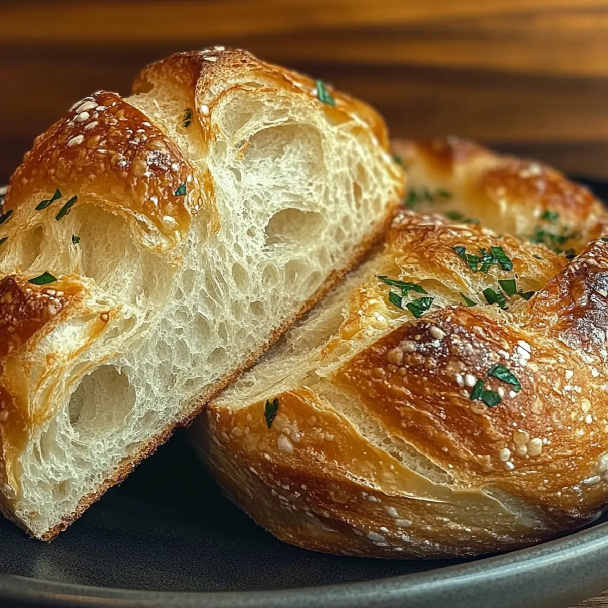 Garlic Herb Dutch Oven Bread