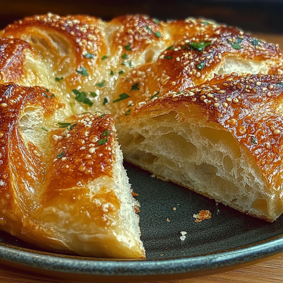 Garlic Herb Dutch Oven Bread