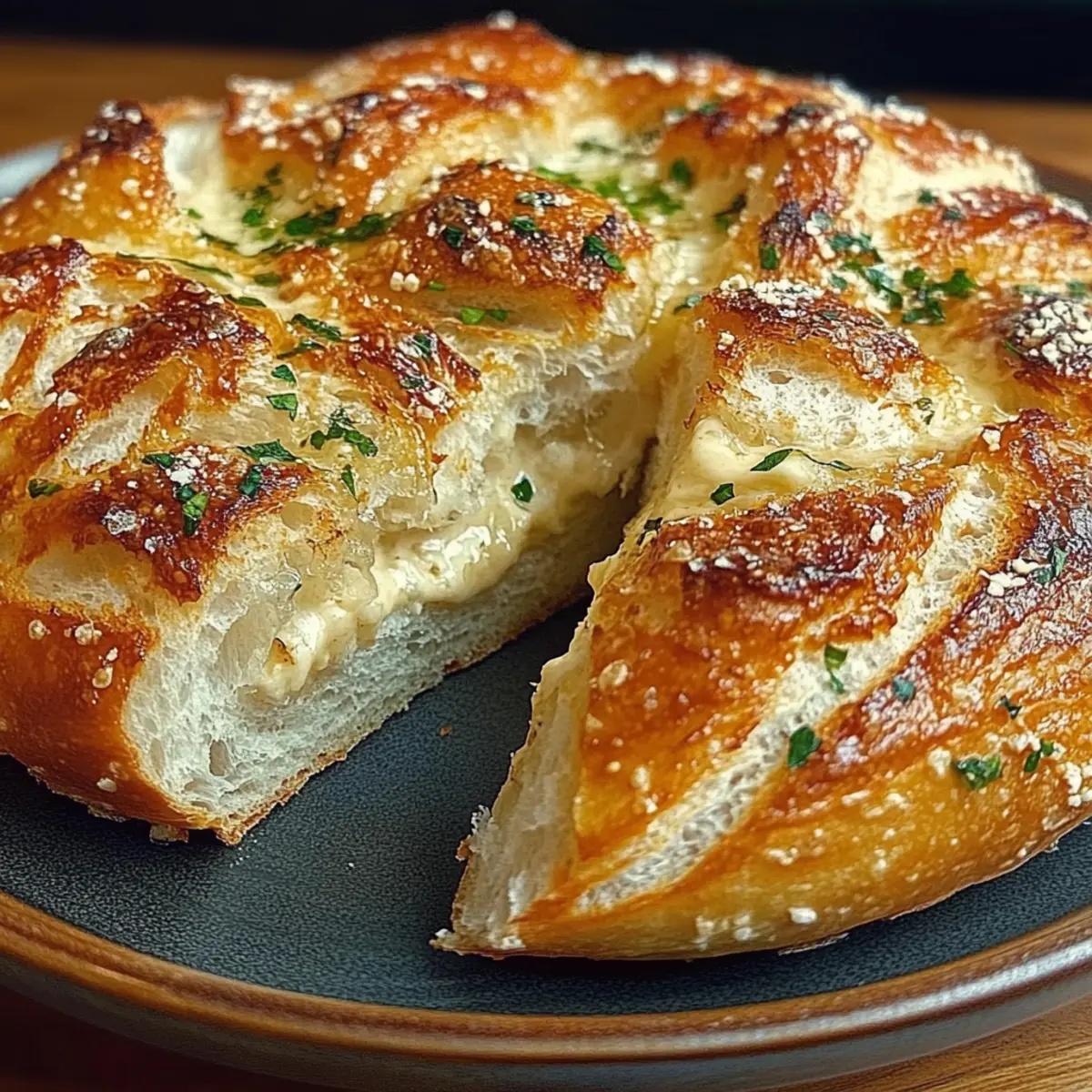 Garlic Herb Dutch Oven Bread