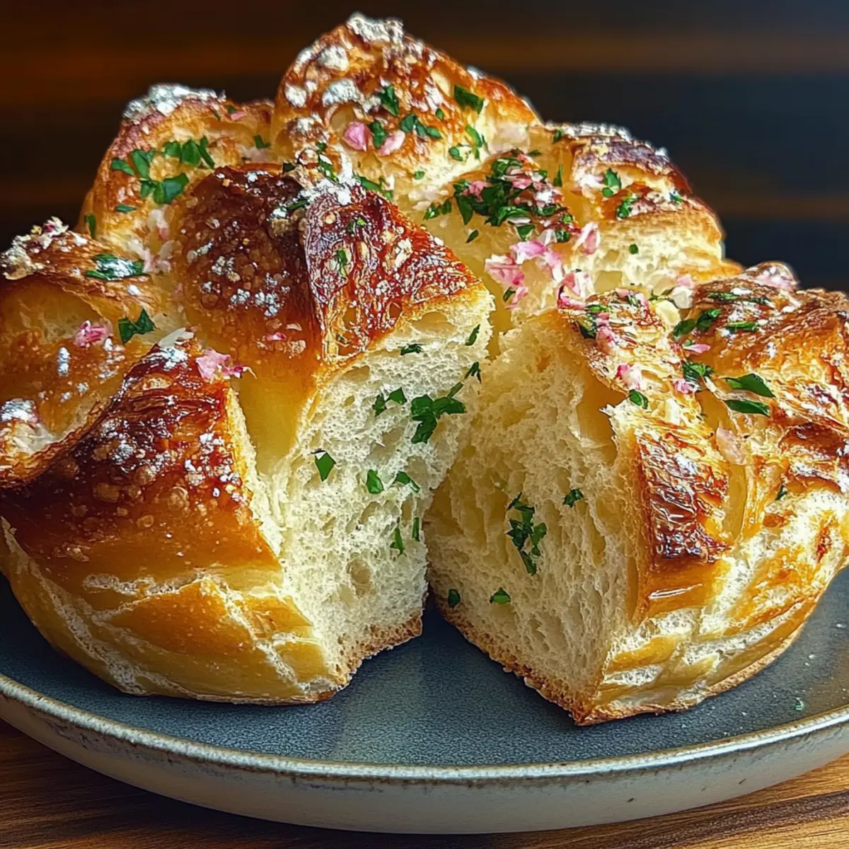 Garlic Herb Dutch Oven Bread