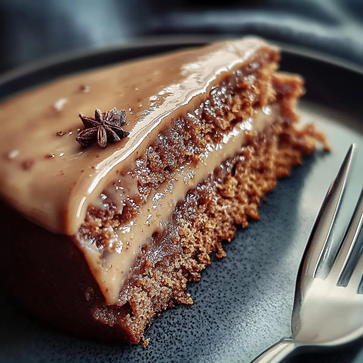 Gingerbread Cake with Cinnamon Molasses Frosting