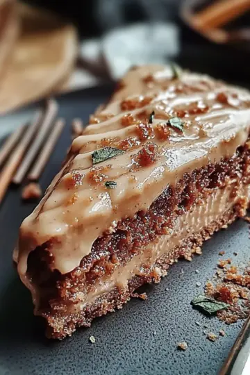 Gingerbread Cake with Cinnamon Molasses Frosting