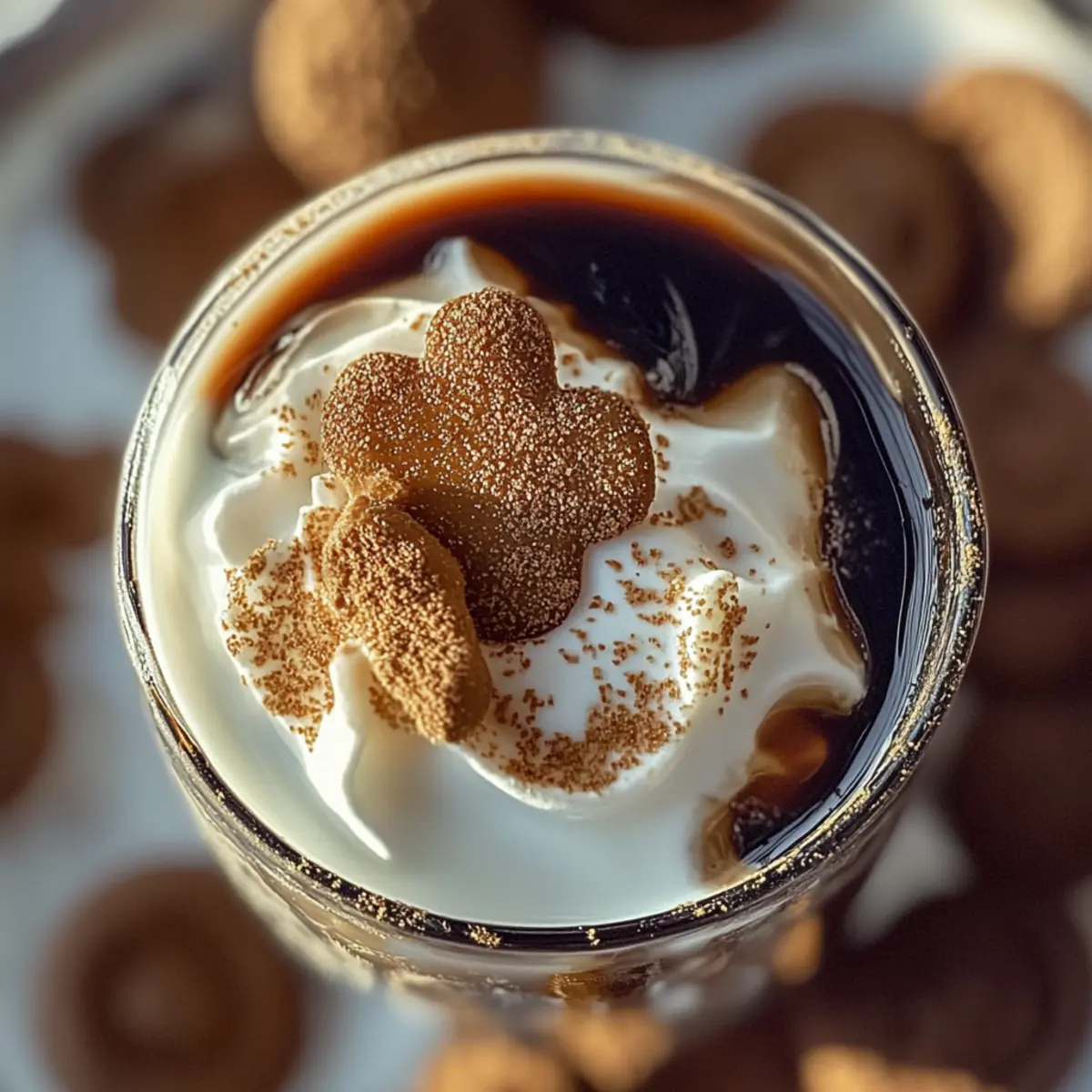 Gingerbread White Russian Cocktail