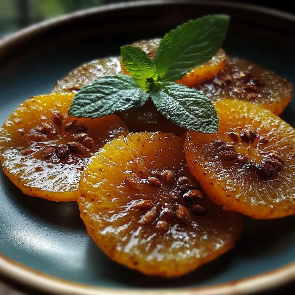 Glazed Candied Oranges