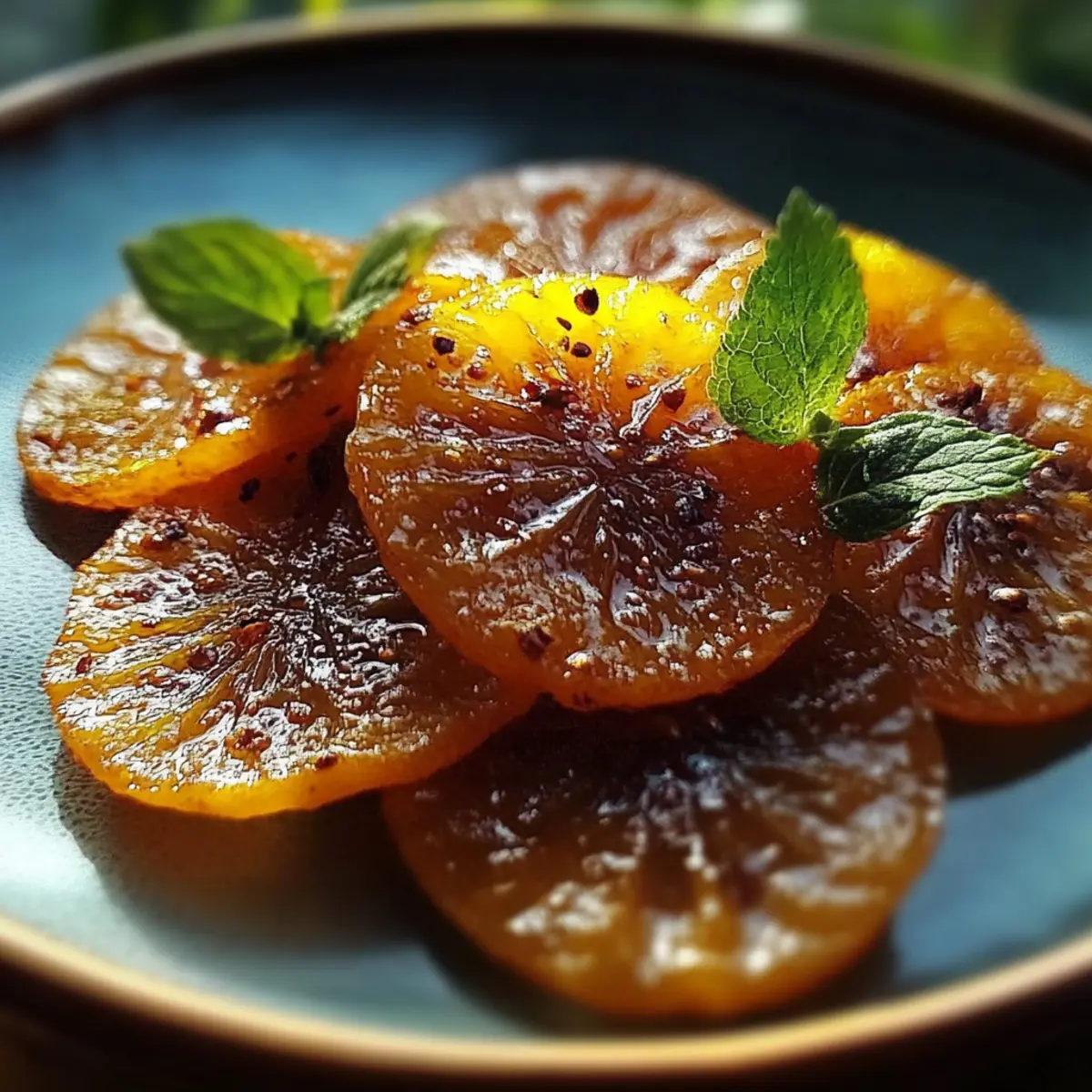 Glazed Candied Oranges