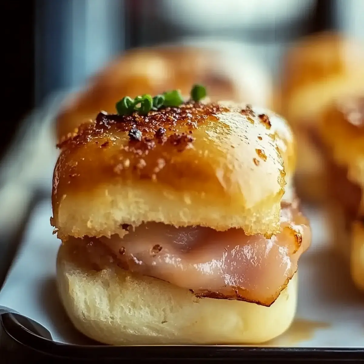 Ham and Cheese Hawaiian Roll Sliders