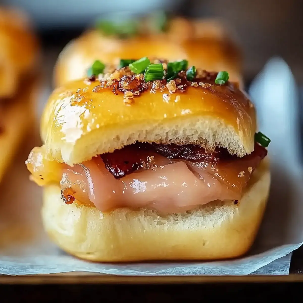 Ham and Cheese Hawaiian Roll Sliders