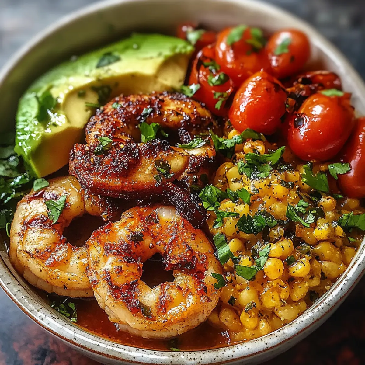 Healthy Grilled Shrimp Quinoa Bowl