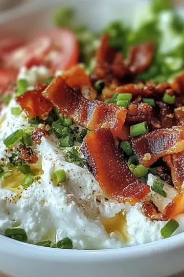 High Protein BLT Cottage Cheese Bowl