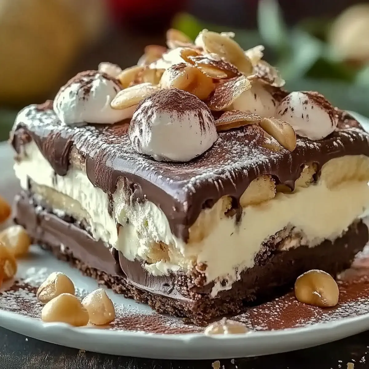 Hot Chocolate Lasagna