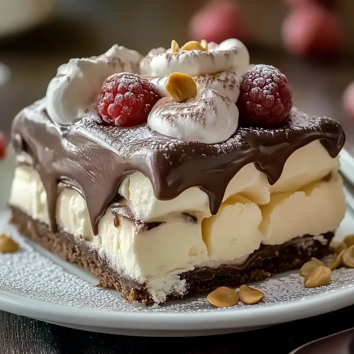 Hot Chocolate Lasagna