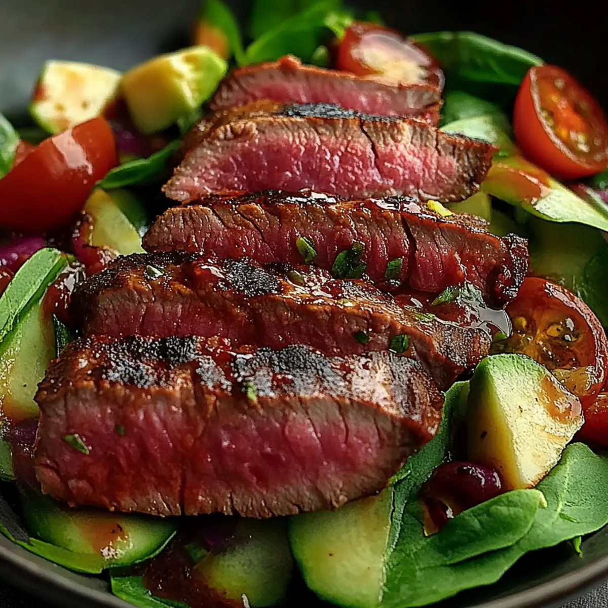 Juicy Grilled Steak Salad