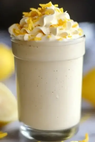 Lemon Cream Pie Vegan Protein Shake