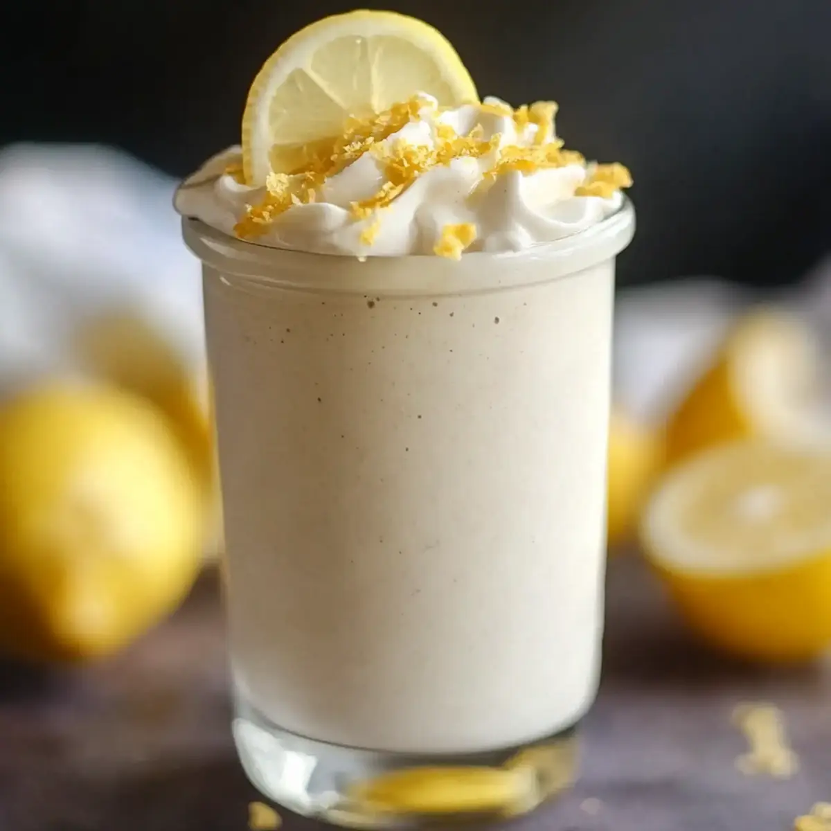 Lemon Cream Pie Vegan Protein Shake