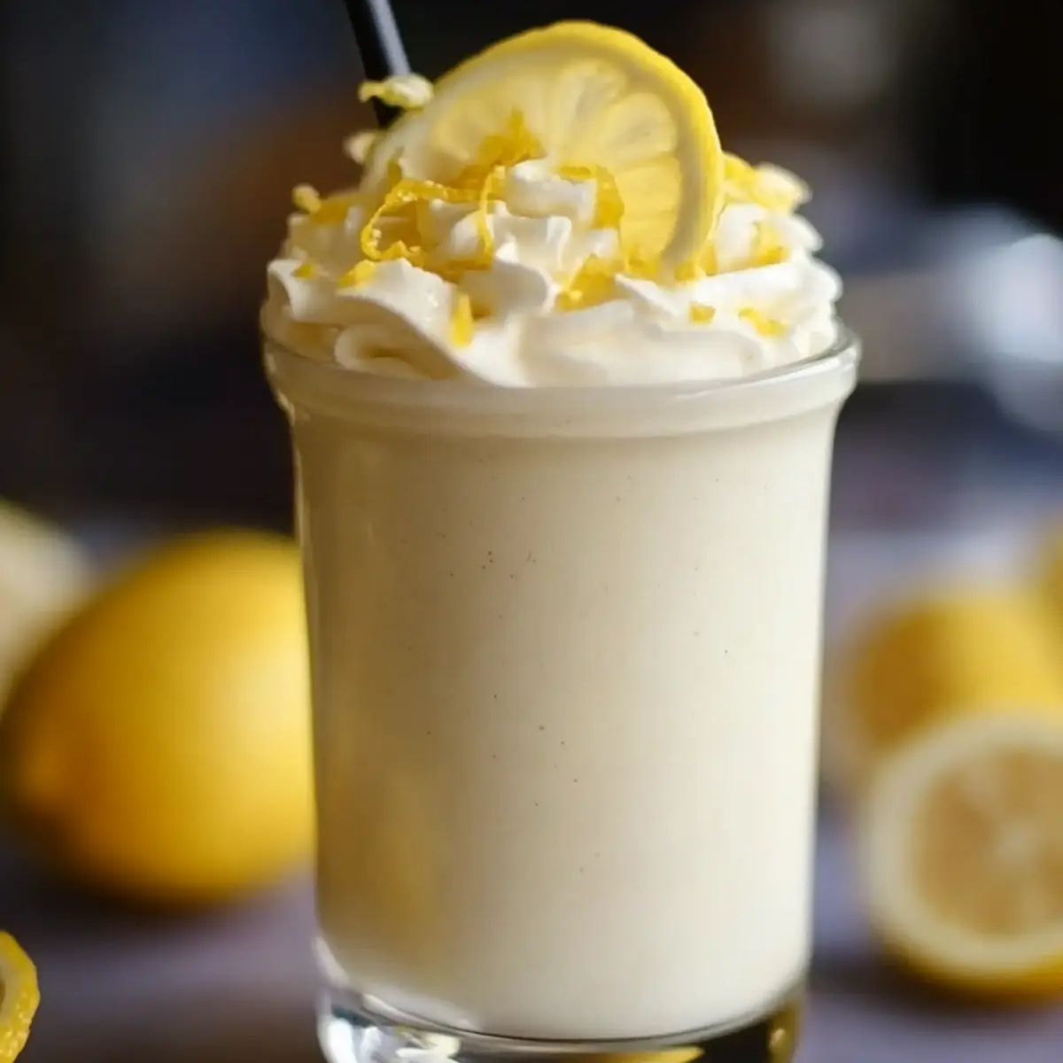Lemon Cream Pie Vegan Protein Shake