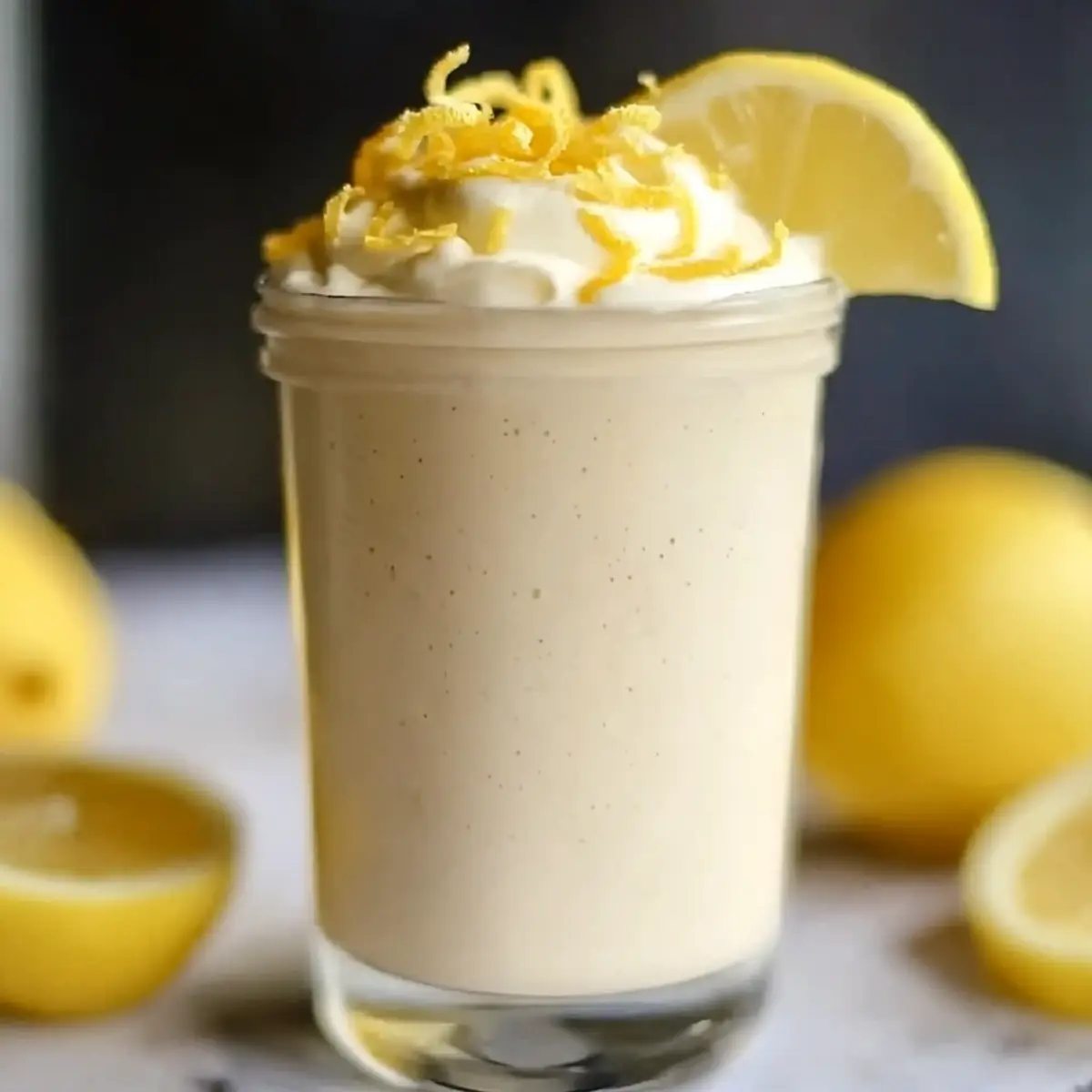 Lemon Cream Pie Vegan Protein Shake