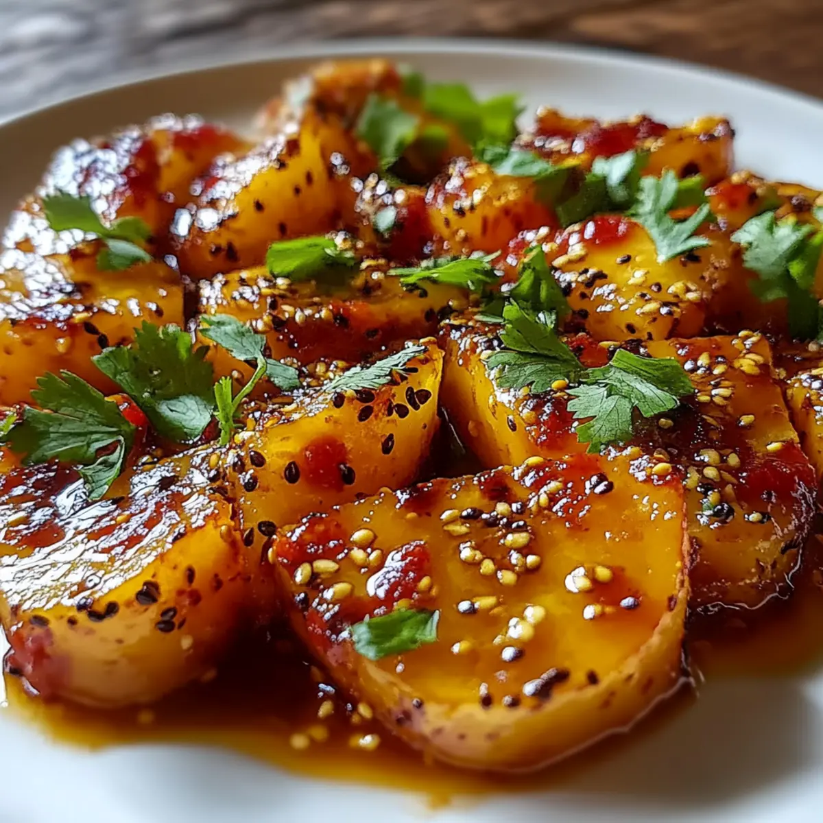 Mango Habanero Honey Garlic Sauce for Grilling