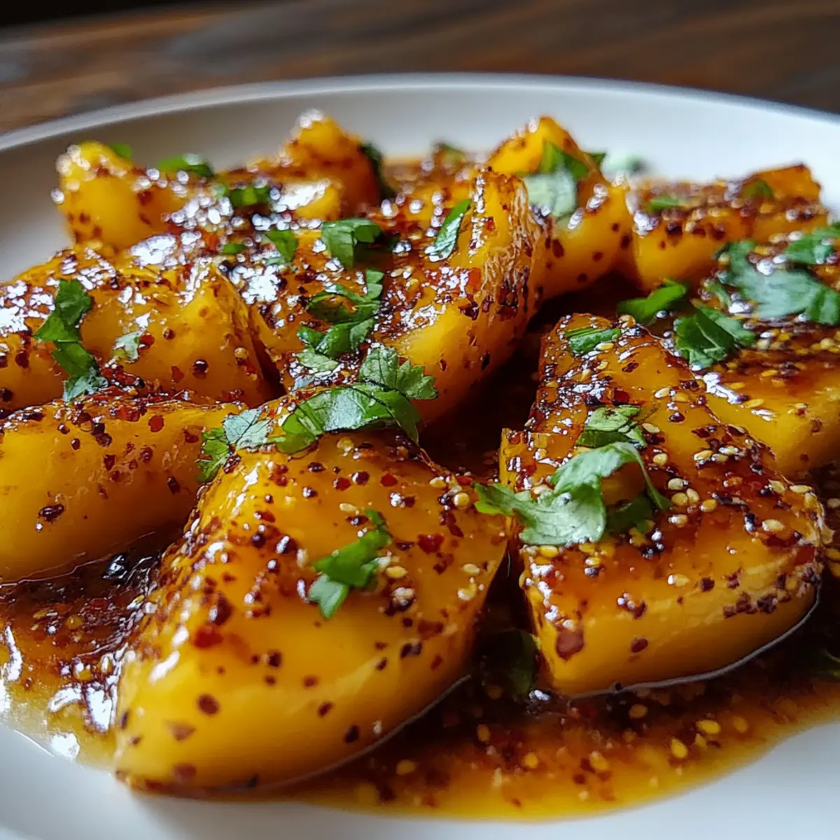 Mango Habanero Honey Garlic Sauce for Grilling