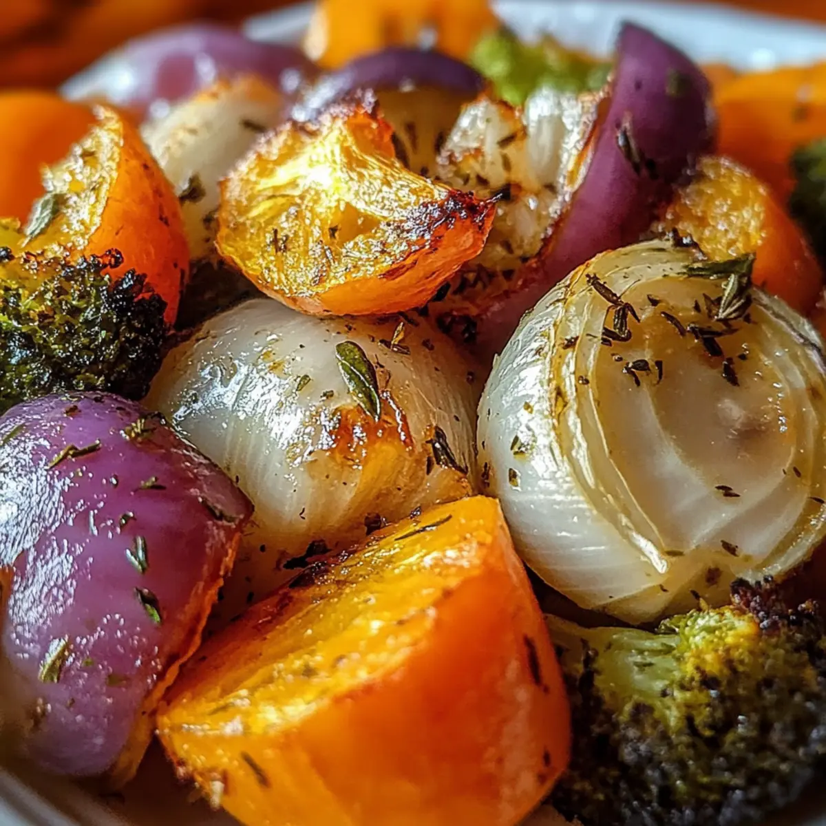 Maple Dijon Roasted Vegetables