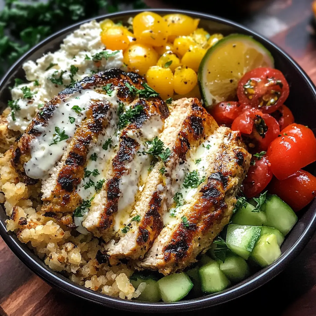 Mediterranean Chicken Bowls