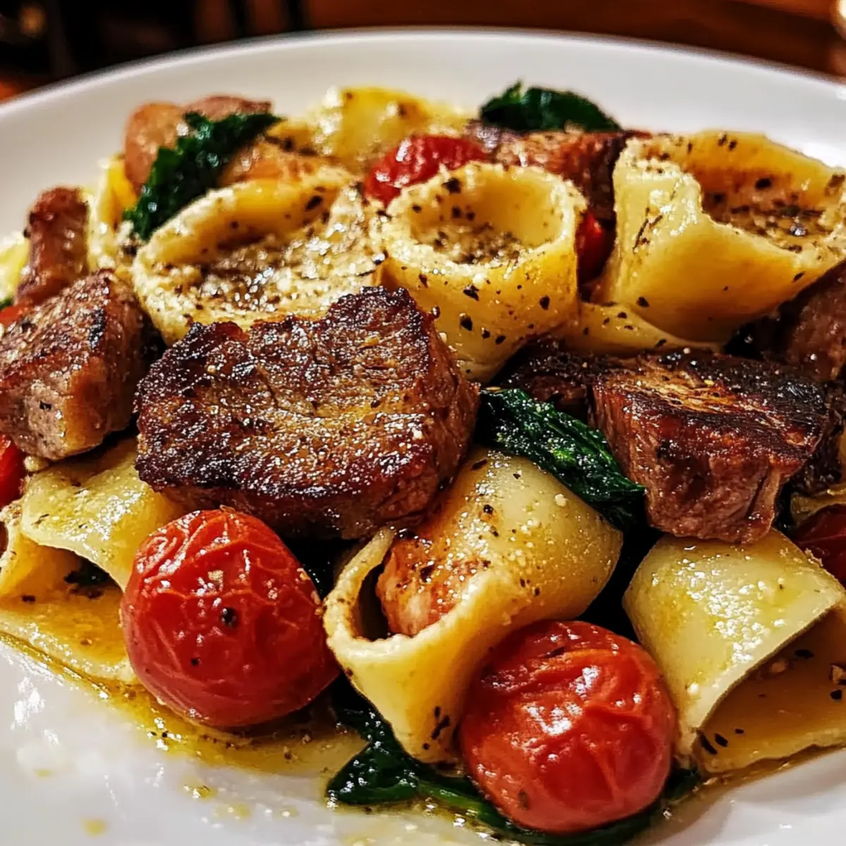 One-Pan Steak Bite Tortellini