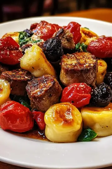 One-Pan Steak Bite Tortellini