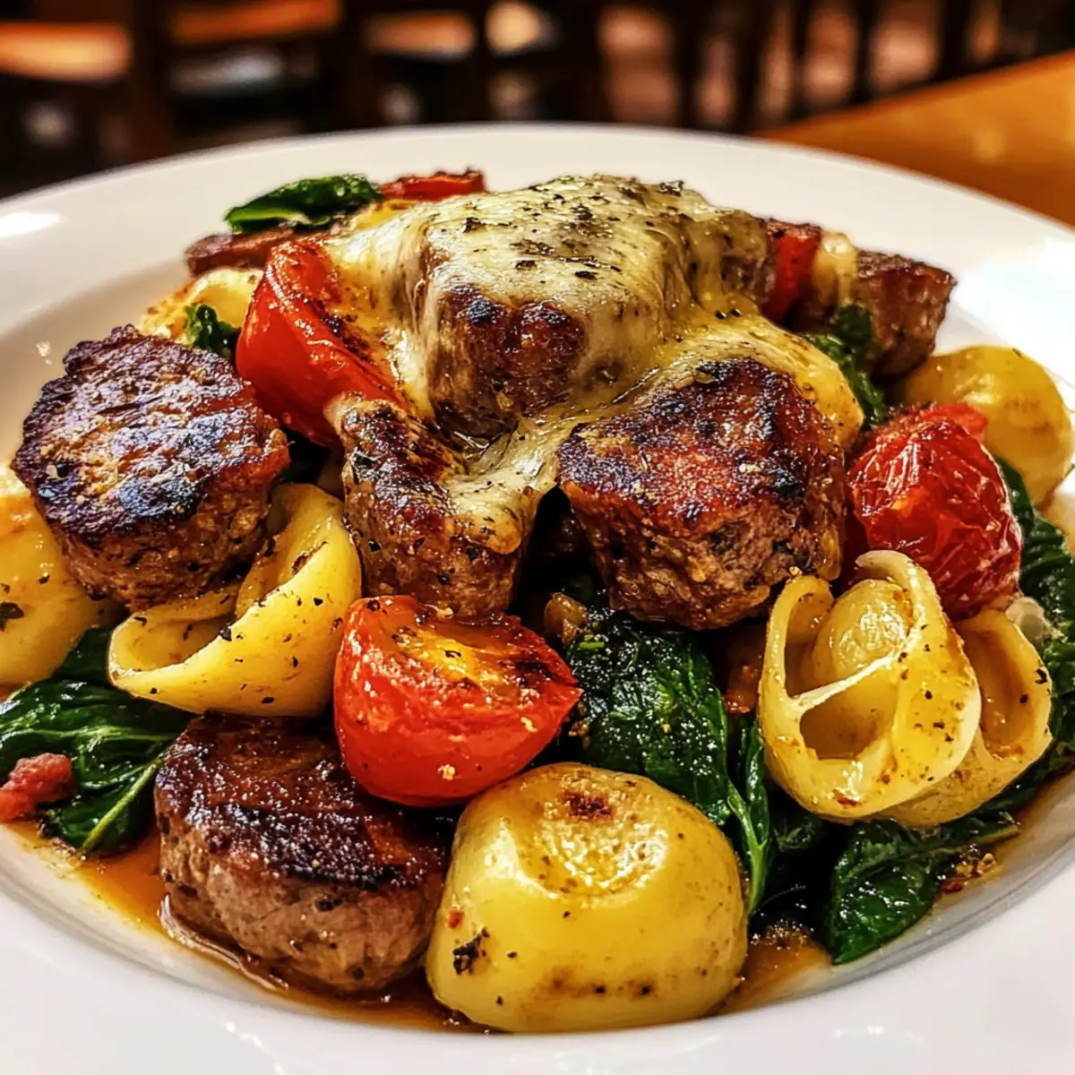 One-Pan Steak Bite Tortellini