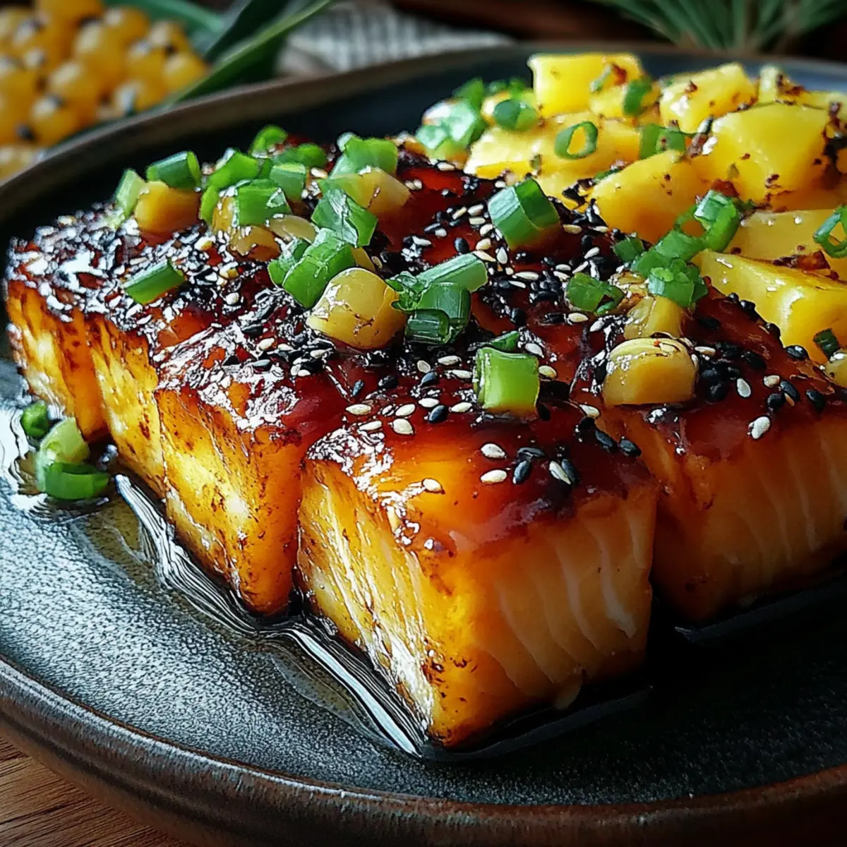 Pineapple Glazed Salmon