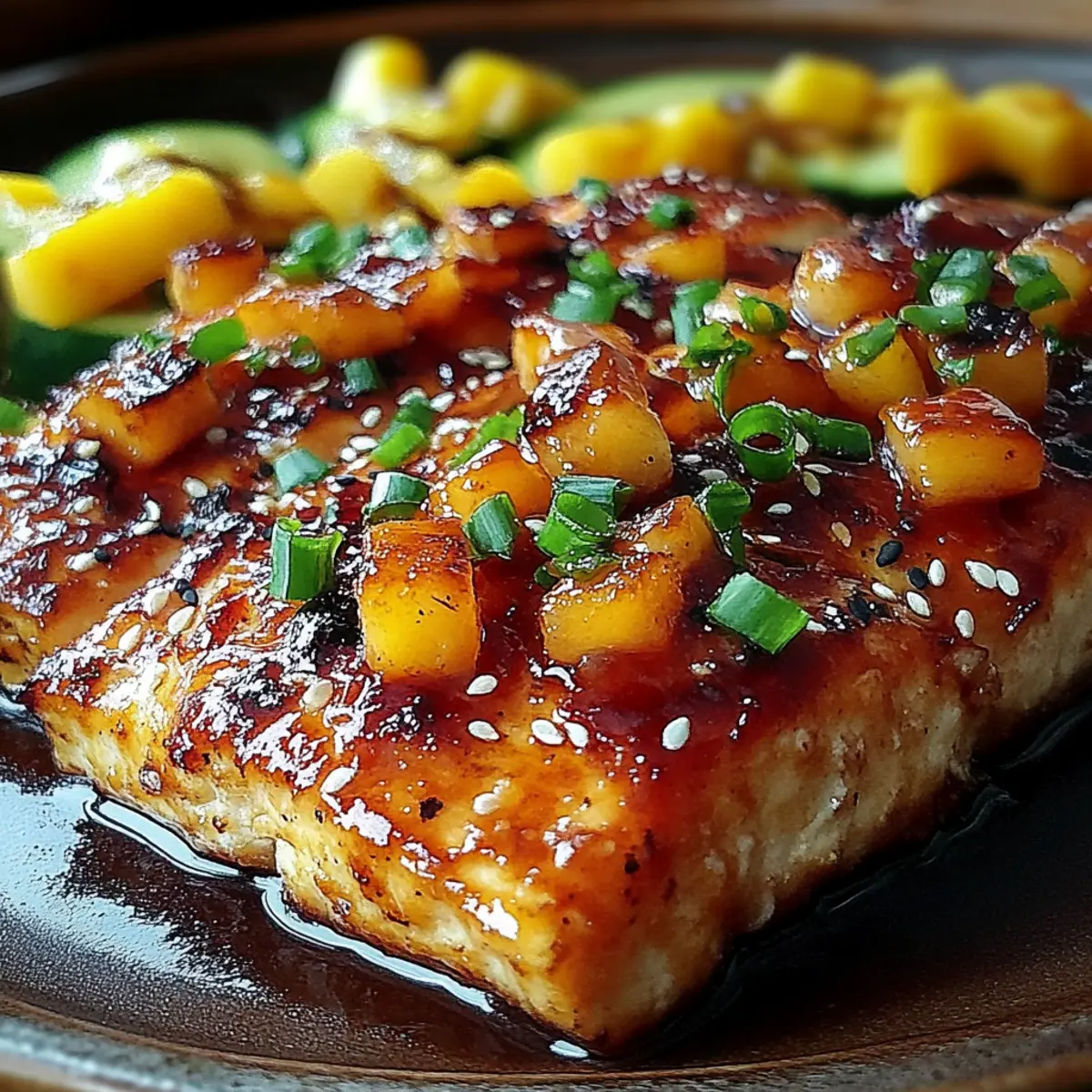 Pineapple Glazed Salmon