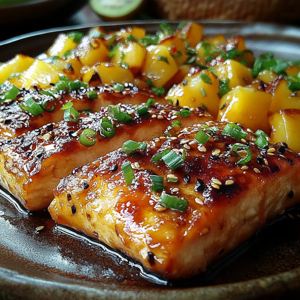 Pineapple Glazed Salmon