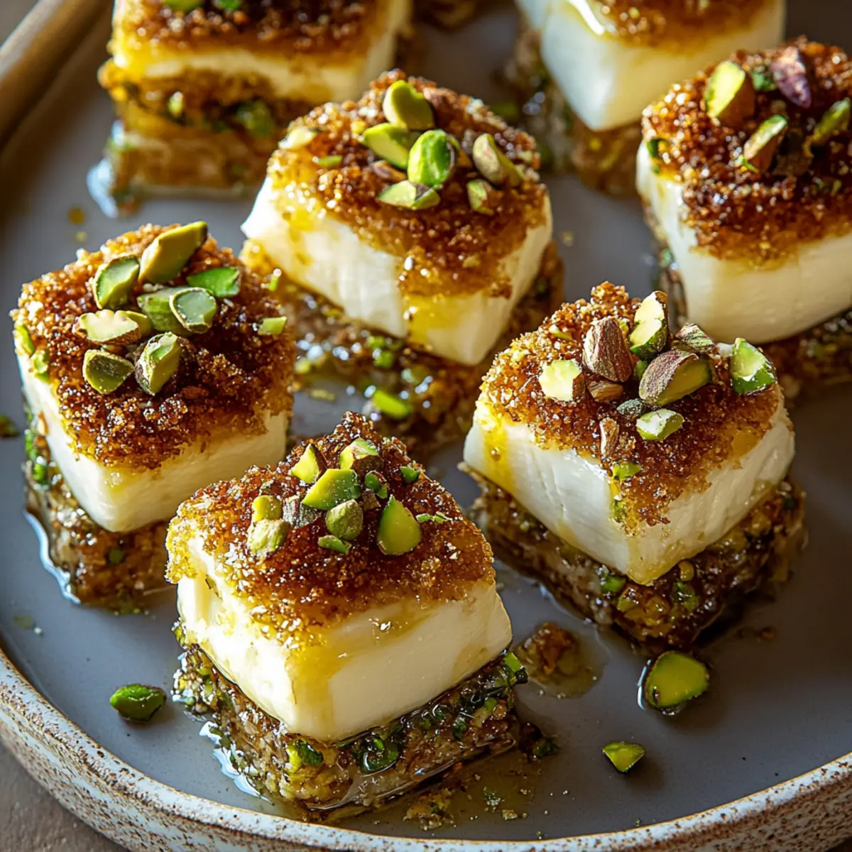 Pistachio Crusted Brie Bites