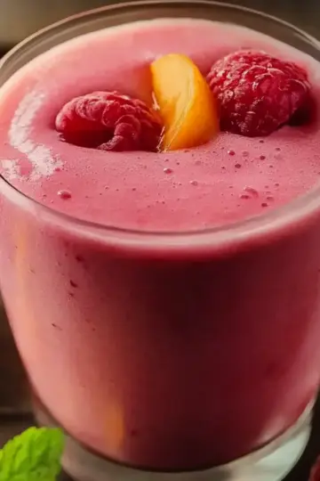 Raspberry Peach Smoothie