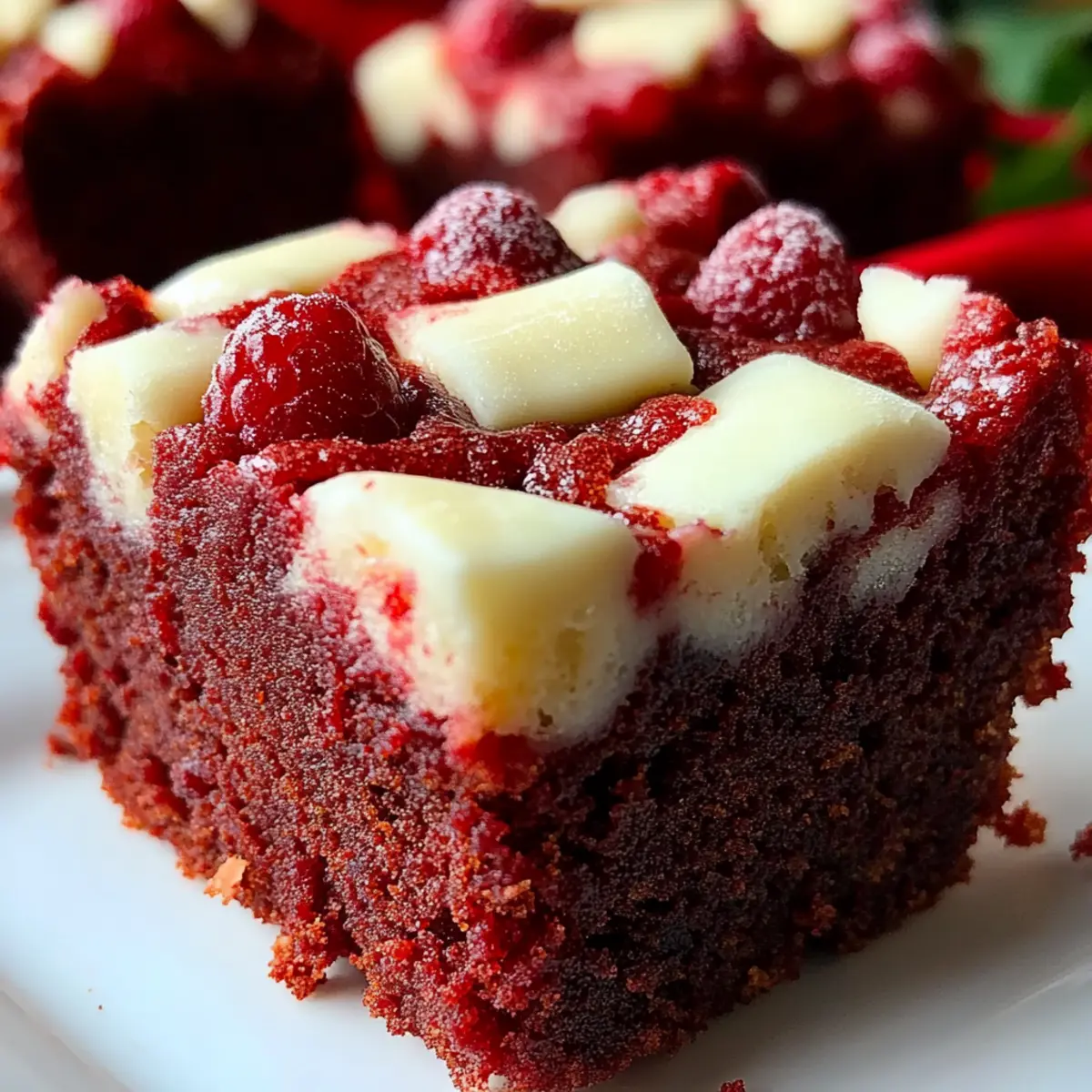 Red Velvet Cookie Bars