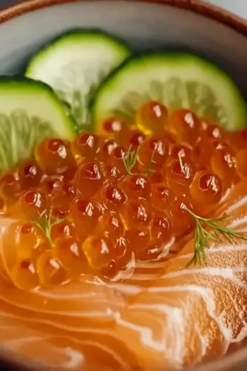 Salmon Crudo with Citrus Soy Dressing