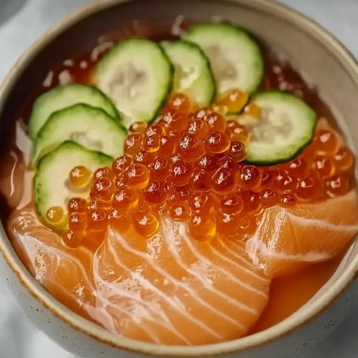 Salmon Crudo with Citrus Soy Dressing