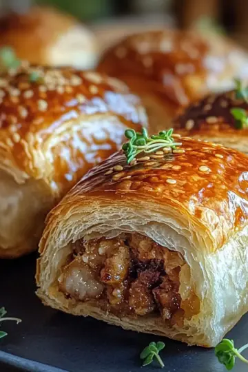 Savory French Onion Sausage Rolls