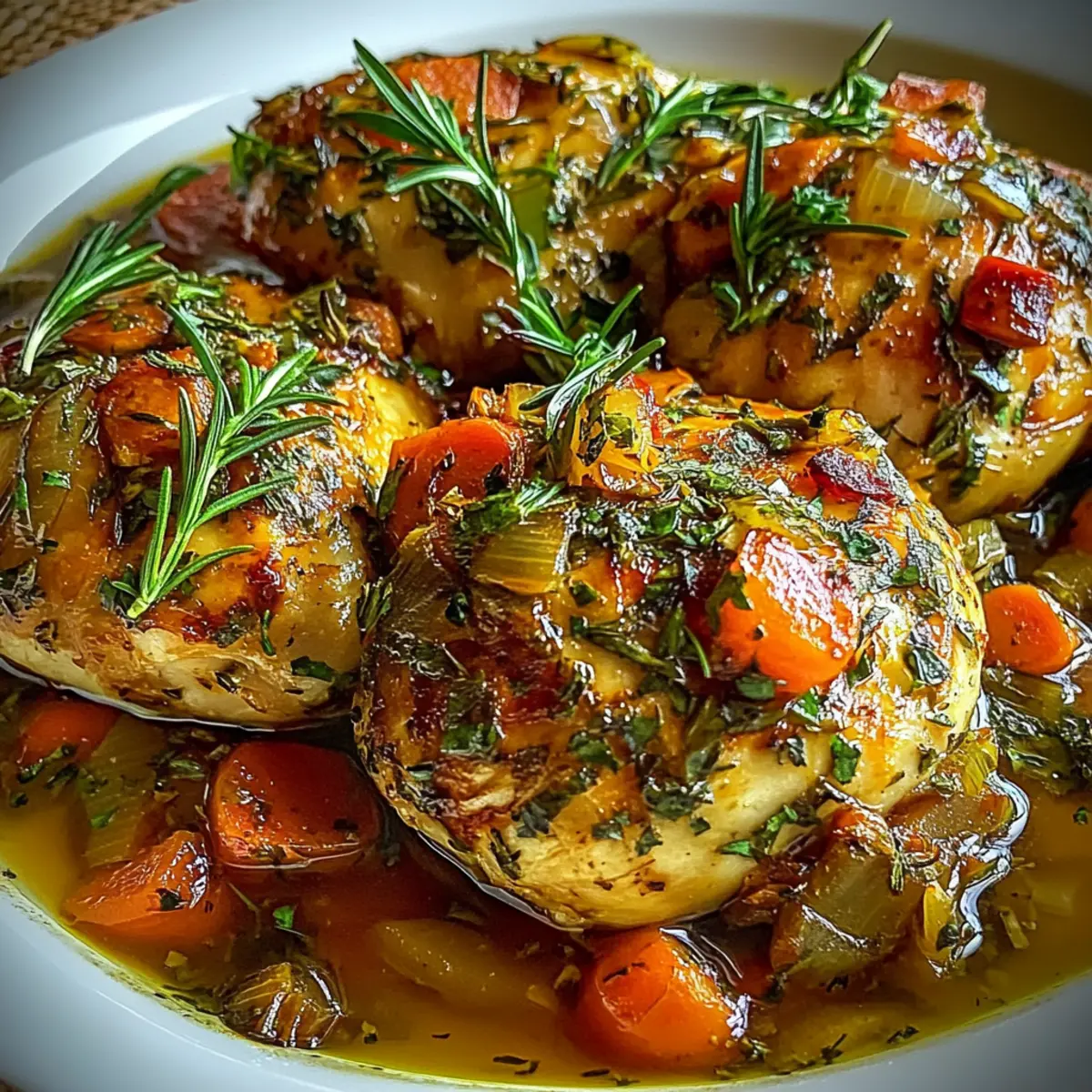 Savory Slow-Cooked Herb-Infused Crockpot Chicken