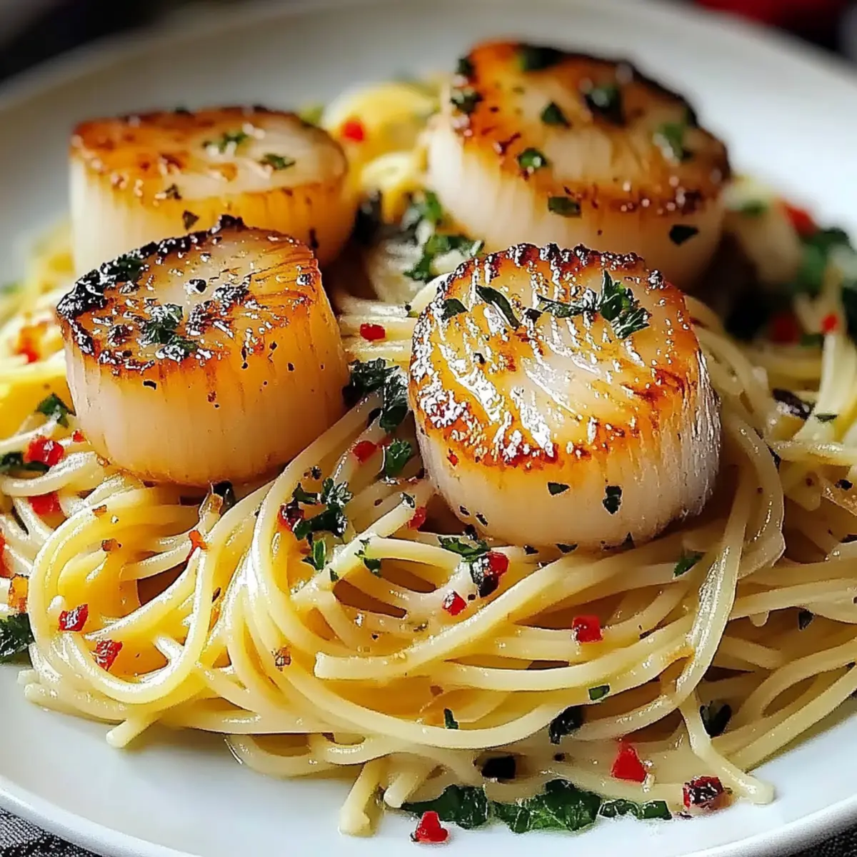 Sea Scallops Pasta