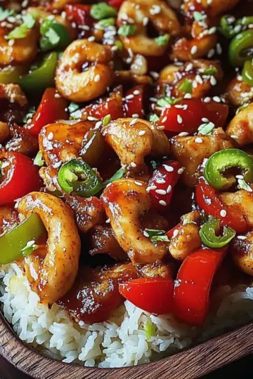 Sheet Pan Cashew Chicken