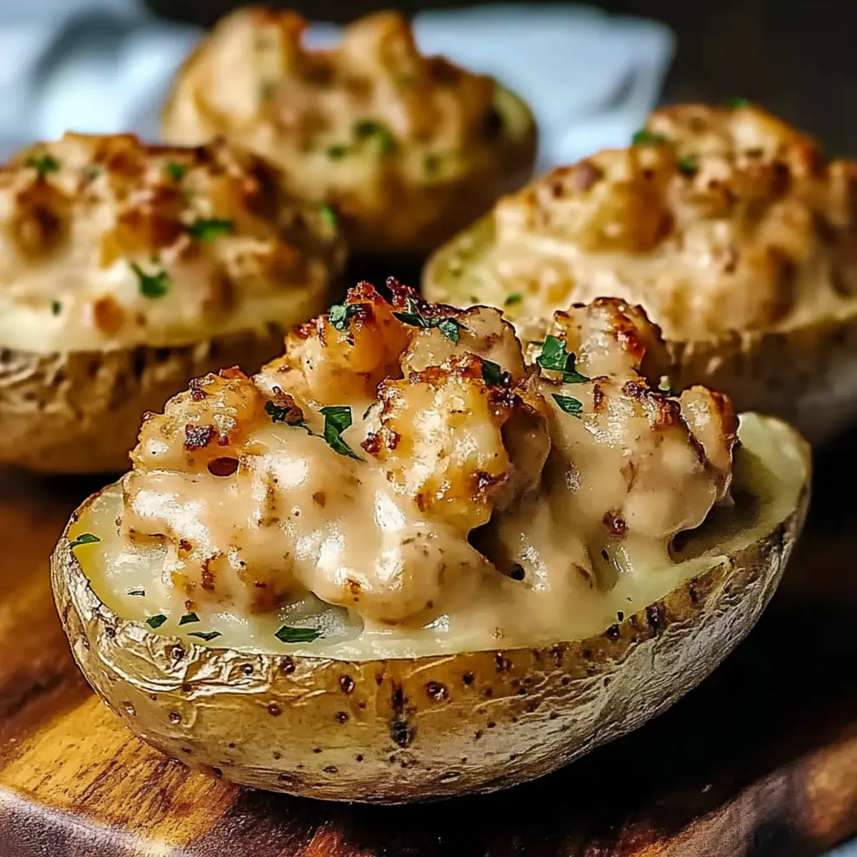 Southern-Style Seafood Stuffed Potatoes