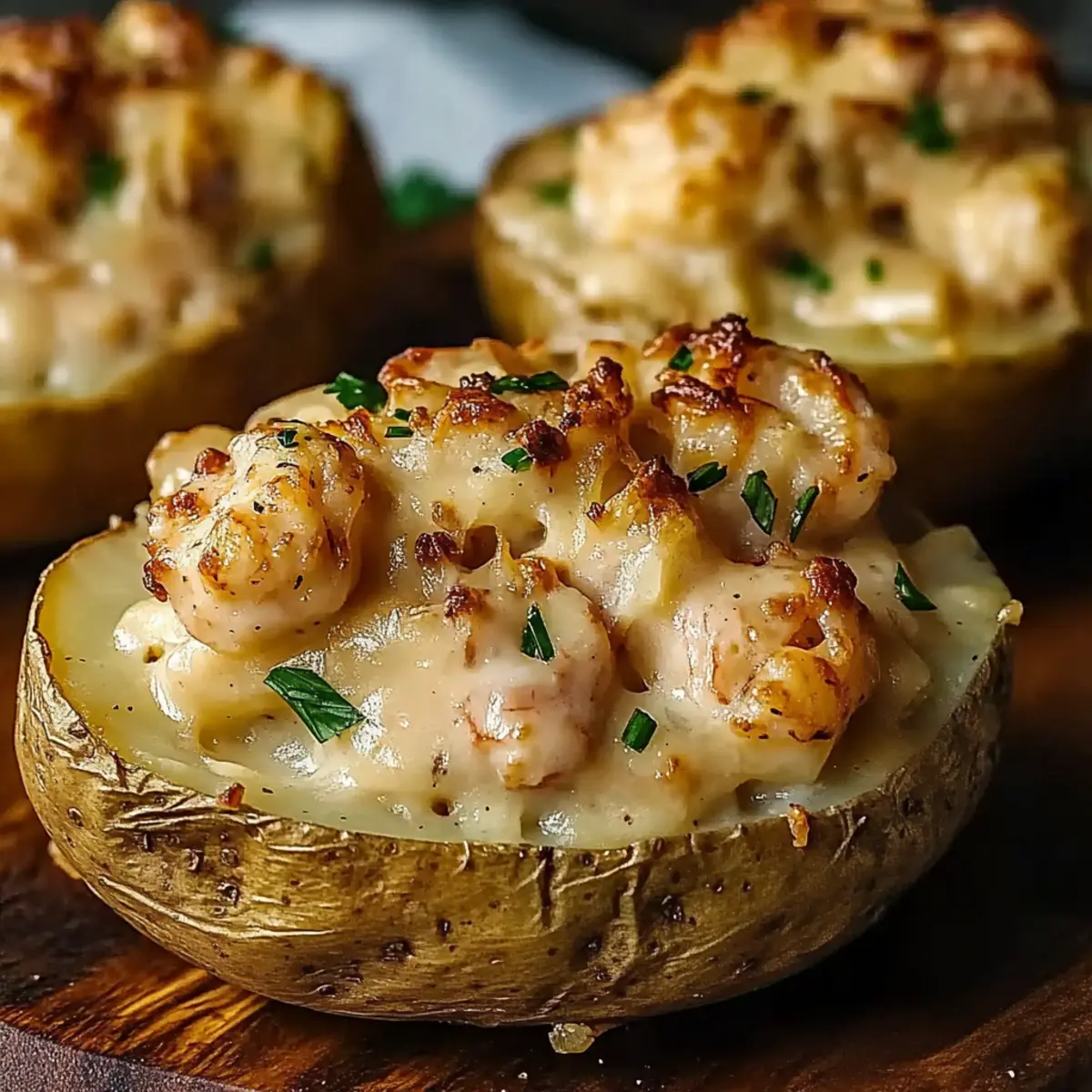 Southern-Style Seafood Stuffed Potatoes
