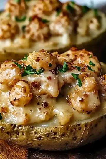 Southern-Style Seafood Stuffed Potatoes