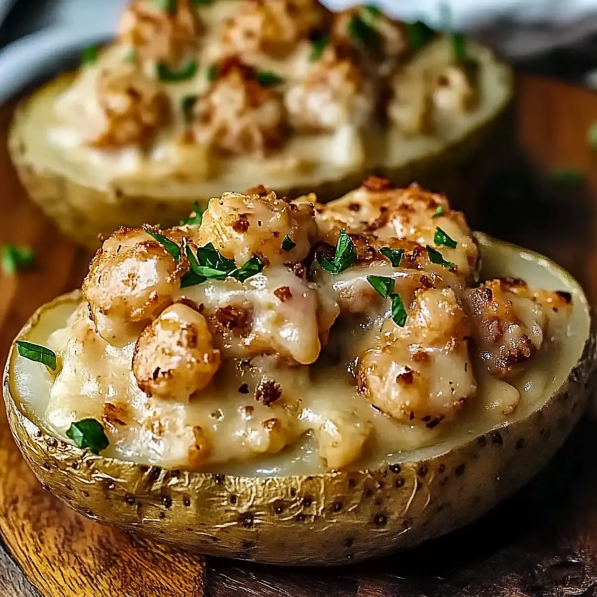Southern-Style Seafood Stuffed Potatoes