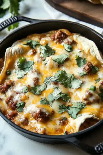 Southern Breakfast Enchiladas with Sausage Gravy
