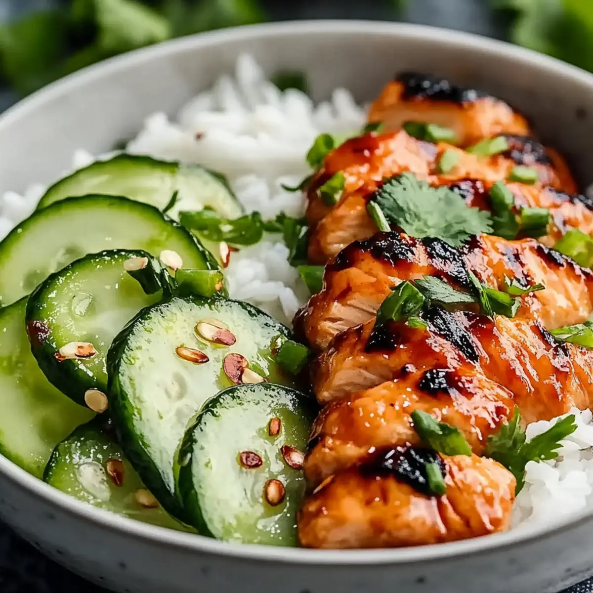 Spicy Salmon Bowls