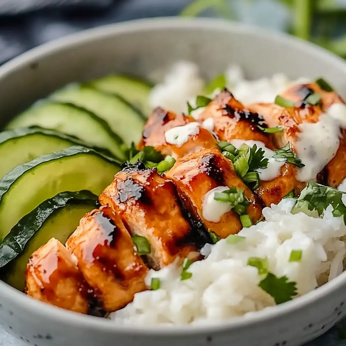 Spicy Salmon Bowls