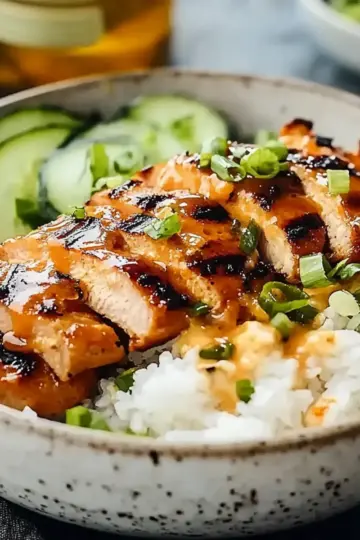 Spicy Salmon Bowls