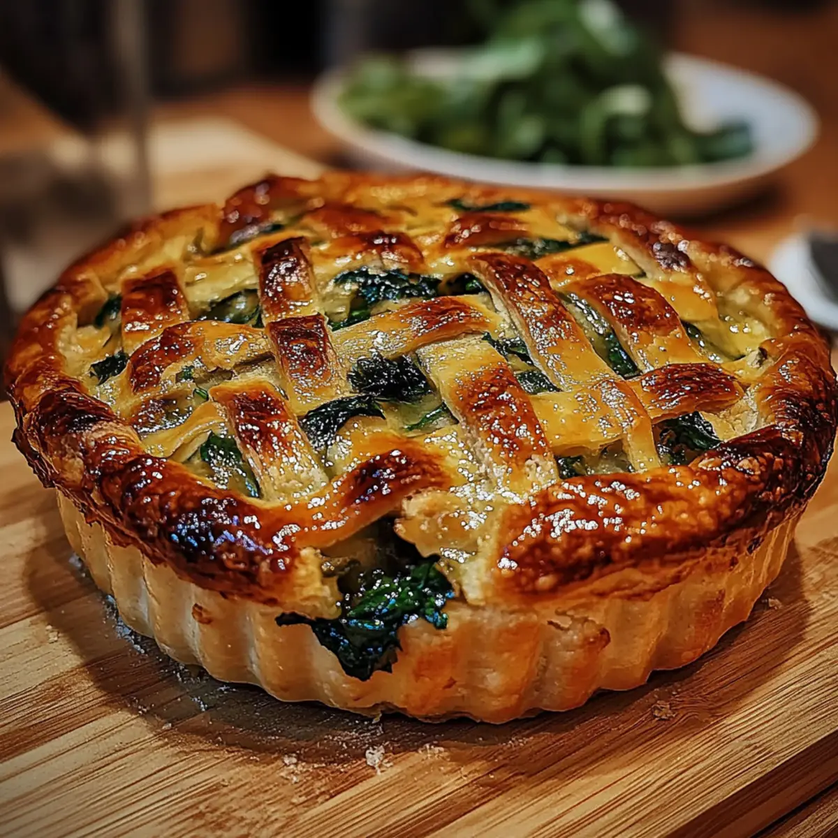Spinach Stuffed Pie