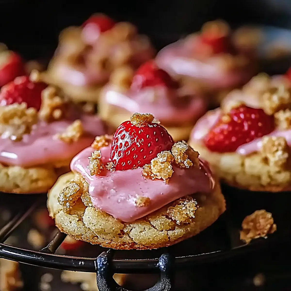 Strawberry Crunch Cookies